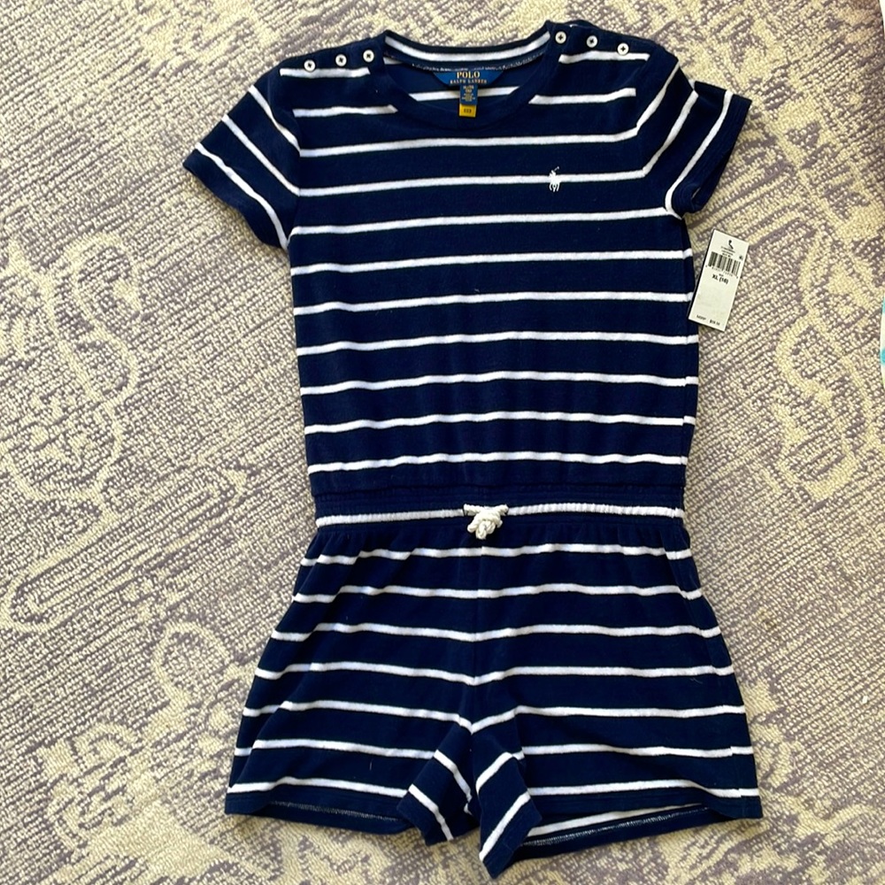 NWT Polo Ralph Lauren terry romper